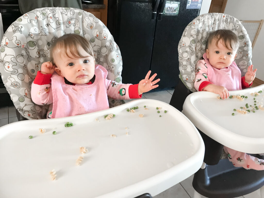 Baby led weaning twins
